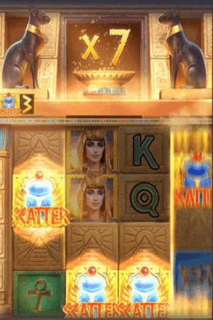รูปแบบของเกมสล็อต Secrets of Cleopatra